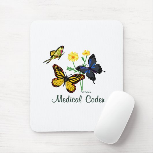 Medisch-coderende boter muismat (Met muis)