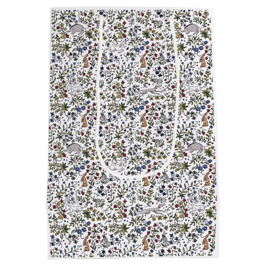 Medisch-dierlijke molens vlooien witte cadeautas (Achterkant)