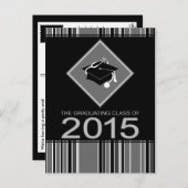 Medisch diploma afstuderen 2015 uitnodiging briefkaart (Voorkant / Achterkant)