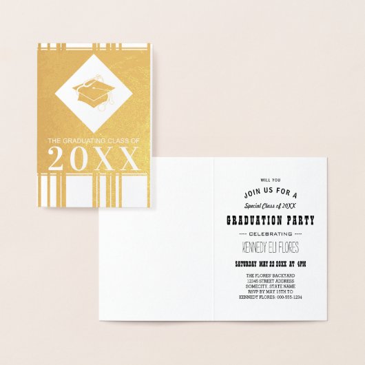 medisch diploma afstuderen jaar folie kaarten (Display)