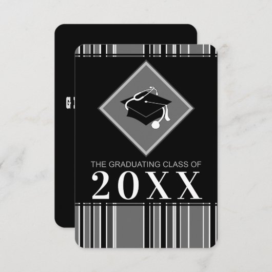 medisch diploma afstuderen jaar kaart (Voorkant / Achterkant)