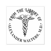 Medisch Dokter Caduceus #2B “Uit de bibliotheek va Zelfinktende Stempel (Design)