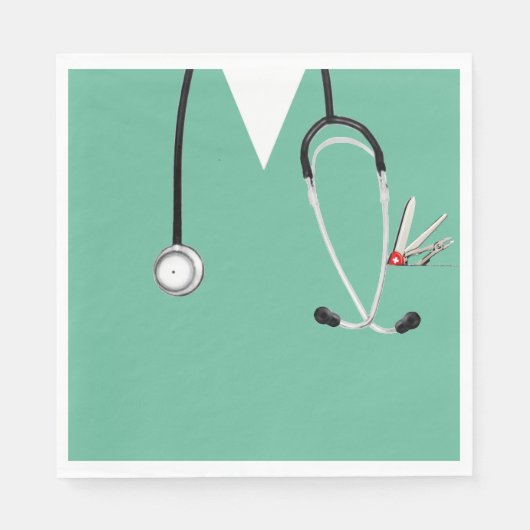 Medisch Dokter Feest Servet (Voorkant)