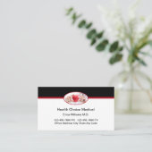 Medisch Dokter Hart Embleem Visitekaartjes (Staand voorkant)