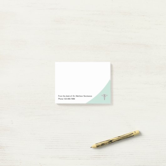 Medisch Dokter Interoffice Sticky Notes (Op bureau)