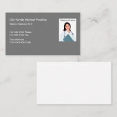 Medisch Dokter Kantoor Foto Visitekaartjes (Voorkant / Achterkant)