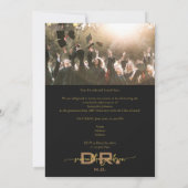 Medisch Dokter MD RN Verpleegkundige Afstuderen Zw Kaart (Achterkant)