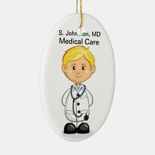 Medisch - Dokter - SRF Keramisch Ornament (Rechts)