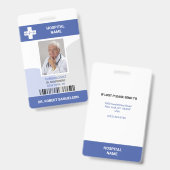 MEDISCH DOKTER VERPLEEGKUNDIGE Zorg Bar Code Badge (Voor- en achterkant)