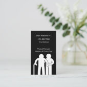 Medisch Fysieke Therapie Thema Visitekaartje (Staand voorkant)