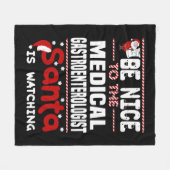 Medisch gastro-enteroloog fleece deken (Voorkant (Horizontaal))