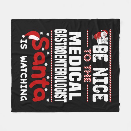 Medisch gastro-enteroloog fleece deken (Voorkant (Horizontaal))