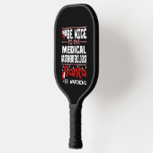 Medisch gastro-enteroloog pickleball paddle (Links)