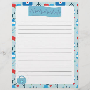 Medisch Gebied Stationery papier-briefhoofd stijl Briefhoofd
