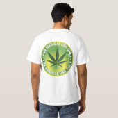 Medisch gebruik Marajuana T-shirt (Achterkant volledig)