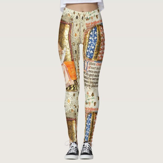 Medisch geïllustreerd manuscript leggings (Voorkant)