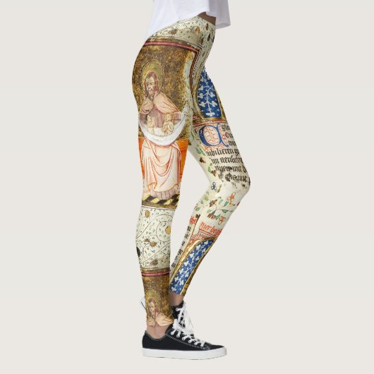 Medisch geïllustreerd manuscript leggings (Rechts)
