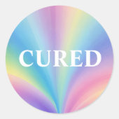 MEDISCH GENEZEN RONDE STICKER (Voorkant)