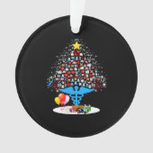 Medisch gereedschap kerstboom Funny Kerstmis Ornament (voorkant)