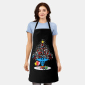Medisch gereedschap kerstboom Funny Kerstmis Schort (Gedragen)