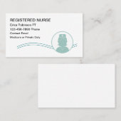 Medisch Geregistreerd Verpleegkundige Eenvoudige V Visitekaartje (Voorkant / Achterkant)