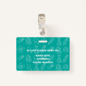 Medisch Geregistreerde Verpleegkundige Foto-ID Badge (Achterkant met clip)