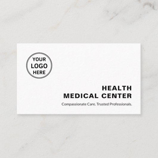 Medisch-gezondheidszorgkliniek Dokter Professional Visitekaartje (Voorkant)