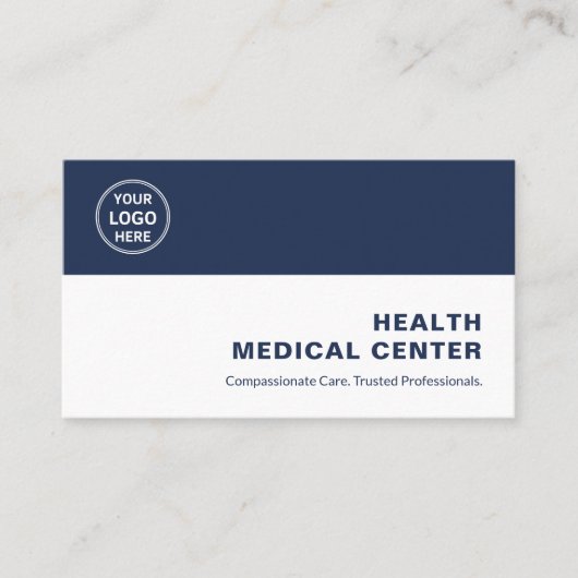 Medisch-gezondheidszorgkliniek Dokter Professional Visitekaartje (Voorkant)