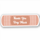 medisch gips sticker (Voorkant)