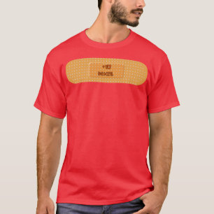 Medisch gips voor bokser t-shirt