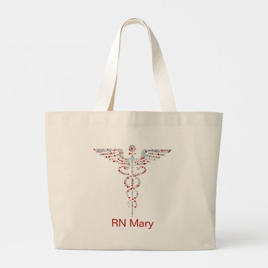 Medisch Grote Tote Bag (Achterkant)