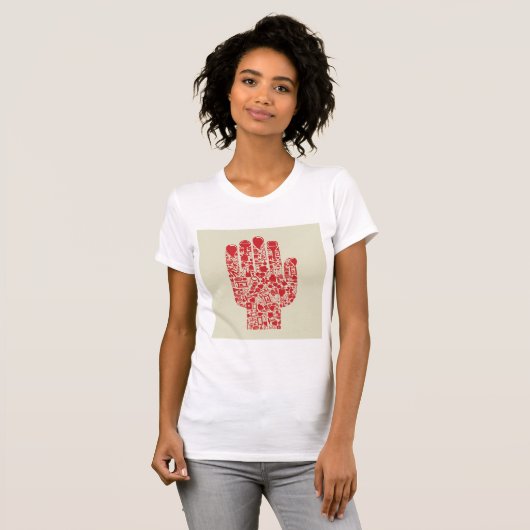 Medisch-handarbeider T-Shirt (Voorkant volledig)