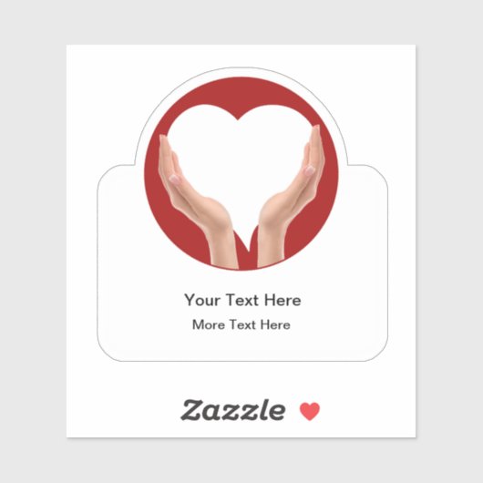 Medisch hart Home Gezondheid Sticker Labels (Vel)