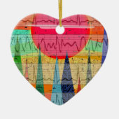 Medisch hartritme-bosdromen keramisch ornament (Voorkant)