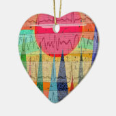 Medisch hartritme-bosdromen keramisch ornament (Links)