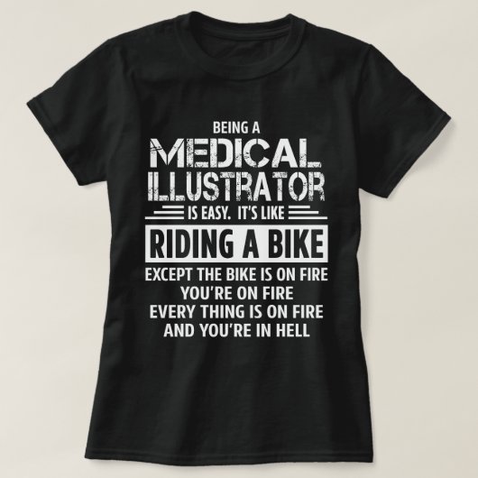 Medisch illustrator t-shirt (Design voorkant)