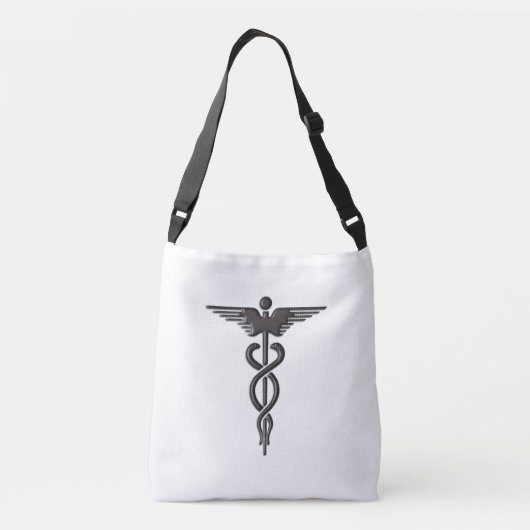 Medisch Insignia Caduceus Crossbody Tas (Achterkant)