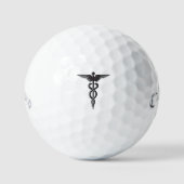 Medisch Insignia Caduceus Golfballen (Voorkant)