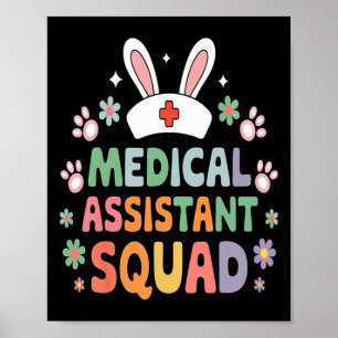 Medisch Istant Squad Paashaas Kostuum Eieren Poster