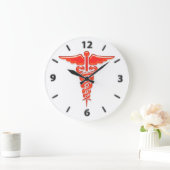 Medisch kaduceus grote klok (Huis)