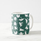 Medisch kat in de Mok Yoga Poses Coffee (Voorkant rechts)