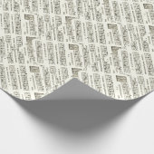 Medisch kerstkarolomppapier cadeaupapier (Hoek)