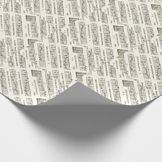 Medisch kerstkarolomppapier cadeaupapier (Hoek)