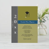 Medisch Klassiek Pet : Grijs en blauw Kaart (Staand voorkant)