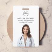 Medisch Klinisch Ziekenhuispersoneel Medewerker ID Badge