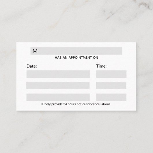 Medisch Kruis Rood Symbool Zilveren Slang Afsprakenkaartje (Achterkant)