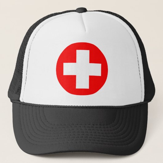 Medisch Kruis Trucker Pet (Voorkant)