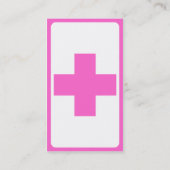 medisch kruis visitekaartje (Achterkant)