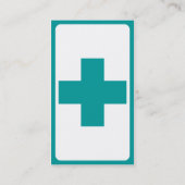 medisch kruis visitekaartje (Achterkant)