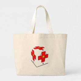 MEDISCH KUBKROS GROTE TOTE BAG